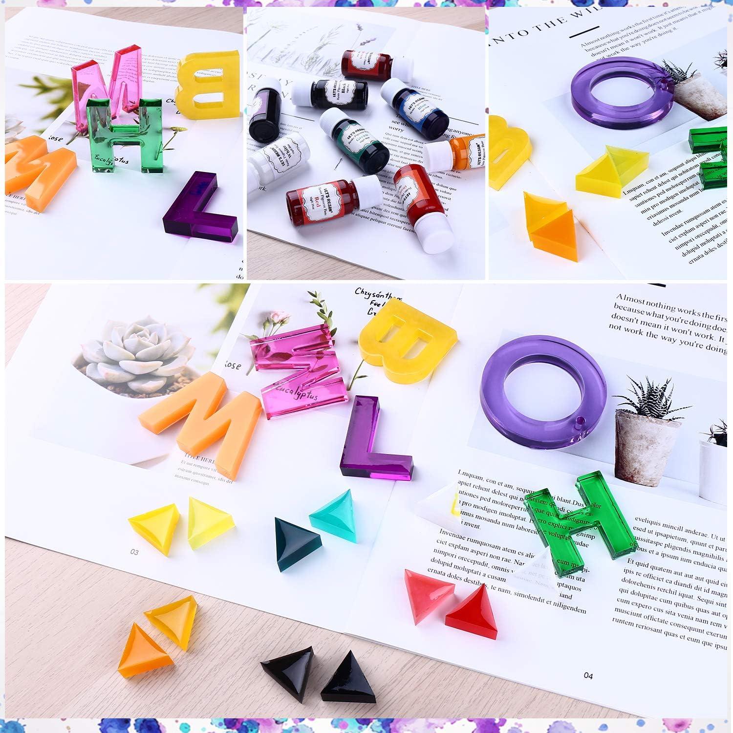 image:imageLETS RESIN Opaque Resin Pigment10 Colors Epoxy Resin Pigment Paste Each 035ozHigh Pigmented Coloring PasteColorant for Epoxy ColoringJewelryMolds