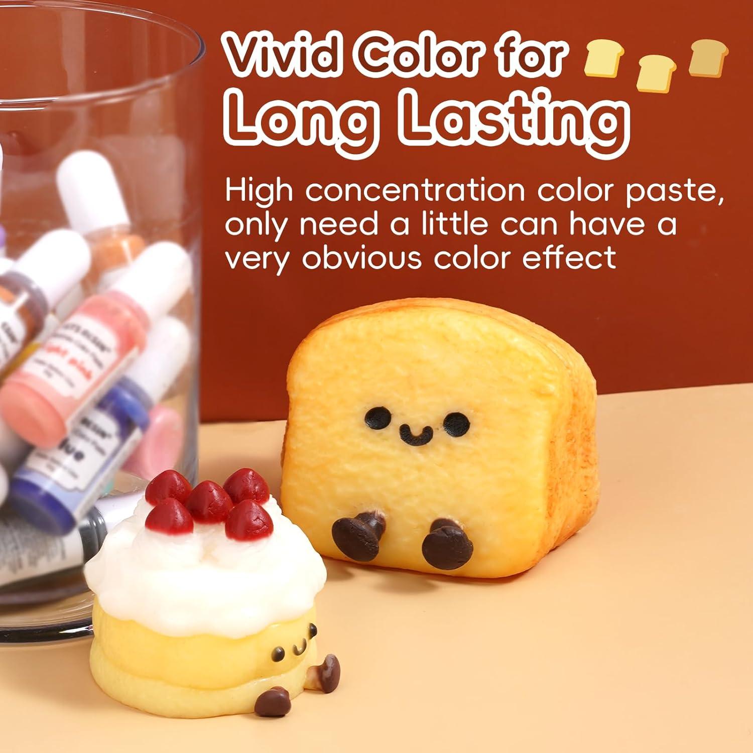 image:imageLETS RESIN Silicone Pigment Dye for Taba Squishy 16 Colors Opaque Pigment Paste for Silicone Rubber Mold Making Vibrant Colorant for Squishy Maker Coloring