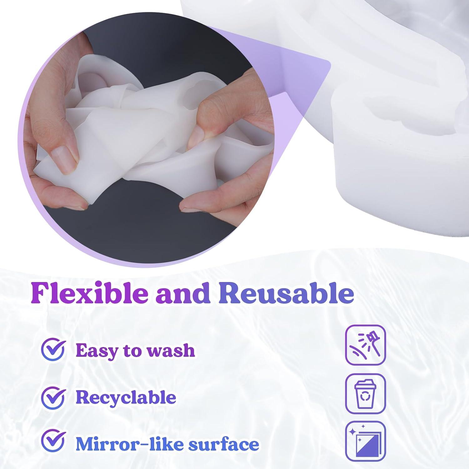 image:imageLETS RESIN Turtle Shape Resin Molds 3D Animal Silicone Molds for Epoxy Resin Large Sea Turtle Marine Art Silicone Resin Molds for Craft Ocean Theme Night Lights Home Decor