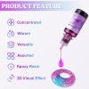 Alcohol Ink for Epoxy Resin LET’S RESIN Concentrated Alcohol Ink Set, 26 Vibrant Colors Alcohol-Based Resin Ink,Alcohol Paint Resin Dye for Resin Art, Tumblers, Resin Epoxy(Each 0.35oz)(48)