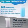 Bundle of 15A and 20A Silicone Rubber Mold Making Kit, Flexible & Bubble Free Silicone Mold Making