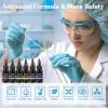 LET’S RESIN 12 Colors UV Resin, Ultraviolet Clear, Odorless & Low Shrinkage UV Resin Kit for Crafts, Jewelry Making, Decoration(20g Each)