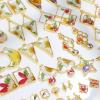 LET’S RESIN 172 pcs Open Bezels for Resin, 2 Size 36 Styles of Gold Hollow Frame Pendants Bezels with 100pcs Jump Rings, Unique Resin Bezels for Jewelry Making, Necklaces Earrings Making Supplies