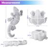 LET’S RESIN 2Pcs Snake Resin Molds, Flexible 3D Snake Silicone Molds(Large & Small), Effortless Demolding Animal Epoxy Molds for DIY Art, Home Decor, Serpent Lovers Gifts(Frog and Lizard)