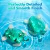 LET’S RESIN 2pcs Turtle Resin Molds, Durable 3D Animal Silicone Molds for Epoxy Resin, Smaller Sea Turtle Marine Art Silicone Resin Molds for Craft, Ocean Theme Night Lights, Home Decor