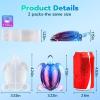 LET’S RESIN 2pcs Turtle Resin Molds, Durable 3D Animal Silicone Molds for Epoxy Resin, Smaller Sea Turtle Marine Art Silicone Resin Molds for Craft, Ocean Theme Night Lights, Home Decor
