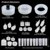 LET’S RESIN 30pcs Resin Jewelry Molds, Jewelry Molds for UV Resin, Resina Silicone Molds kit with Bracelet,Pendant,Ring for Epoxy Casting