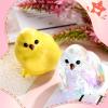 LET’S RESIN 4 Pcs Chicks Silicone Molds for Taba Squishy, Cute Animal Molds for Squishy Maker, Resin Casting, Effortless Demolding for Stress Relief DIY Decompression Gift Home Decor(Chicks)