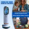 LET’S RESIN 4-in-1 Electric Resin Sanders and Polisher, 2000mAh*2 Large Battery Capacity, Powerful 3-Speed, LCD Display, Compact and Lightweight for Resin Grinding, Glass, Metal, Jade,etc(Sander and Polisher)
