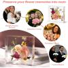 LET’S RESIN 8Pcs Resin Molds Silicone,Deep Epoxy Resin Molds for Flower Bouquet Preservation,Large Silicone Molds for Resin Casting Craft Including Square Hexagon Heart Resin Mold(Hexagon & Square Molds)