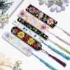LET’S RESIN Bookmark Silicone Molds Set – 3 Shapes with 20Pcs Tassels for Epoxy Resin, Resin Bookmark Molds Silicone for DIY Handmade Bookmarks & Personalized Craft Gifts(3 style)