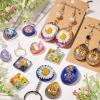 LET’S RESIN Cabochon Gems Resin Molds, 36 Cavities UV Resin Jewelry Making Kit with 16 PCS Metal Pendants Trays,Silicone Molds for Pendants,Earrings,Necklace