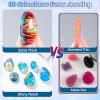 LET’S RESIN Cabochon Gems Resin Molds, 36 Cavities UV Resin Jewelry Making Kit with 16 PCS Metal Pendants Trays,Silicone Molds for Pendants,Earrings,Necklace