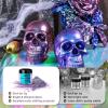 LET’S RESIN Chameleon Mica Powder, 10 * 5g Color Shift Mica Powder for Epoxy Resin/Tumbler, Saturated Color Shifting Chrome Pigment Powders for Painting,Slime,Nails