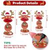 LET’S RESIN Christmas Resin Molds Silicone, 3 Sizes Standing Reindeer Silicone Resin Molds, Christmas Ornament Resin Molds for Family Christmas Decoration,Gifts,Table Place Names,Winter Parties
