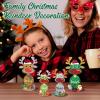 LET’S RESIN Christmas Resin Molds Silicone, 3 Sizes Standing Reindeer Silicone Resin Molds, Christmas Ornament Resin Molds for Family Christmas Decoration,Gifts,Table Place Names,Winter Parties
