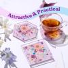 LET’S RESIN Coaster Kit, 16oz DIY Epoxy Resin Kit with Molds and Mica Powder Complete Set, Crafts for Adults, Beginners, Ideal Starter DIY Art Supplies Gift Set for Adults