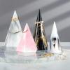 LET’S RESIN Cone Silicone Molds, 4 Pcs Holder for Epoxy Resin, Pyramid Molds for DIY Ring Stand, Jewelry Display, Wedding Gift