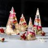 LET’S RESIN Cone Silicone Molds, 4 Pcs Holder for Epoxy Resin, Pyramid Molds for DIY Ring Stand, Jewelry Display, Wedding Gift