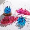 LET’S RESIN Crystal Cluster Resin Molds, Large and Small Size Crystal Shape Silicone Molds for Resin, Quartz Epoxy Resin Molds for Resin Crafts, DIY Crystal Heal Stone, Home Craft Decor
