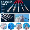 LET’S RESIN Electric Drill, 74Pcs Hand Drill with 3-Jaw Clamp-Applicable to A Larger Drilling Range (0-3mm), Keychain Making Kit, Jewelry Making Kit, Grip Nose Pliers, Jewelry tools, for Resin(Resin Polishing Kit)