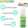 LET’S RESIN Epoxy Resin Dye,15 Color Translucent Epoxy Resin Pigment,Odorless Concentrated Resins Paint Each 0.35oz,Liquid Resin Colorant for Resina Coloring,Resins Molds