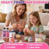 LET’S RESIN Flex Rubber for Taba Squishy Kit, All-in-one Beginner Kit for Squishy Maker, with 16oz Silicone Gel, Hamster/Capybara/Rabbit/Chick Silicone Molds, Color Paste, Flocking Powder, Ideal Gifts