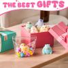 LET’S RESIN Flex Rubber for Taba Squishy Kit, All-in-one Beginner Kit for Squishy Maker, with 16oz Silicone Gel, Hamster/Capybara/Rabbit/Chick Silicone Molds, Color Paste, Flocking Powder, Ideal Gifts