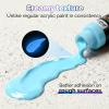 LET’S RESIN Glow in the Dark Acrylic Paint,14 Bright Colors Each 60ml/2oz Blacklight Paint Set,Neon Paint with Brushes,Knives,Palette, UV Fluorescent Craft Paint for Painting,Easter,Halloween Party Decor