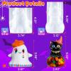 LET’S RESIN Halloween Resin Molds Silicone, Ghost Silicone Molds & Cat Pumpkin Epoxy Resin Molds with Witch Hat,Perfect for Resin Casting,Halloween Party, Thanksgiving Autumn Decor, Gifts(2PCS)(Pumpkin Ghost Molds)