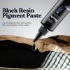 LET’S RESIN High Concentrated Black Epoxy Resin Pigment Paste, 100ml, Opaque Resin Dye for Art, River Table, Jewelry Making, Coasters(black)