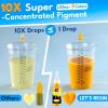 LET’S RESIN High Concentrated Black Epoxy Resin Pigment Paste, 100ml, Opaque Resin Dye for Art, River Table, Jewelry Making, Coasters(multi-color)