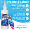 LET’S RESIN High Concentrated Black Epoxy Resin Pigment Paste, 100ml, Opaque Resin Dye for Art, River Table, Jewelry Making, Coasters(white)