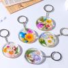 LET’S RESIN Keychain Resin Molds Silicone with Hole, 16 Cavities UV Resin Jewelry Pendant Mold for Beginner, Epoxy Resin Molds for Keychain Pendant Jewelry Making(Round Keychain Molds)