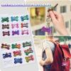 LET’S RESIN Keychain Resin Molds Silicone with Hole, 16 Cavities UV Resin Jewelry Pendant Mold for Beginner, Epoxy Resin Molds for Keychain Pendant Jewelry Making(Pet Tag Resin Molds)