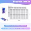 LET’S RESIN Large Tic Tac Toe Resin Mold 2Pcs, Tic Tac Toe Molds for Resin Casting, Large Epoxy Resin Silicone Molds for DIY Tabletop Board Game,Travel Game(Domino Mold)