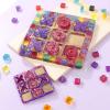 LET’S RESIN Large Tic Tac Toe Resin Mold 2Pcs, Tic Tac Toe Molds for Resin Casting, Large Epoxy Resin Silicone Molds for DIY Tabletop Board Game,Travel Game(Tic Tac Toe Mold)