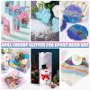 LET’S RESIN Opal Chunky Glitter for Resin, 12 * 10g Craft Glitter Powder for Tumblers/Slime, Iridescent Chameleon Glitter Sequins Festival Decor(Each 0.35oz)