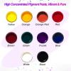 LET’S RESIN Opaque Resin Pigment,10 Colors Epoxy Resin Pigment Paste Each 0.35oz,High Pigmented Coloring Paste,Colorant for Epoxy Coloring,Jewelry,Molds