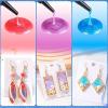 LET’S RESIN Pearlescent UV Resin, 10 Colors Colored UV Resin, Low Odor & Minimal Bubbles for Resin Casting and Coating, Jewelry Making, Decoration(20g Each)