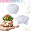 LET’S RESIN Pudding Jar Resin Molds with Lid, Epoxy Molds Silicone for Storage Bottle,Candle Holder,Candy Container, Epoxy Casting Craft,Flower Pot, Gifts(Mushroom Jar Mold)