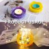 LET’S RESIN Pudding Jar Resin Molds with Lid, Epoxy Molds Silicone for Storage Bottle,Candle Holder,Candy Container, Epoxy Casting Craft,Flower Pot, Gifts(Pudding Jar Mold)