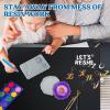 LET’S RESIN Resin Collector Mat, Easy Clean & Silicone Heat Resistant Mats 14.5” x 9.4”, Non-Slip Multipurpose Thick Silicone Mats for Resin Molds, Epoxy Resin, Cup Turner, Kitchen Counter, Placemat(36”x24”)