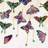 LET’S RESIN Resin Earring Molds, 2 Pcs Resin Molds Silicone with Butterfly Moth Wings Shapes, Silicone Molds for Resin Jewelry, DIY Art Craft(Butterfly Earring Molds)