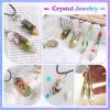 LET’S RESIN Resin Molds 18Pcs Pendulum Crystal Silicone Molds,Multi-Facet UV Resin Jewelry Molds for Quartz Crystals Pendants, Necklace