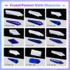 LET’S RESIN Resin Molds 18Pcs Pendulum Crystal Silicone Molds,Multi-Facet UV Resin Jewelry Molds for Quartz Crystals Pendants, Necklace