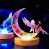 LET’S RESIN Resin Molds, Crescents Moon Molds, Epoxy Molds, Silicone Molds for Epoxy Resin, Wolf with Moon, Cat with Moon, Unicorn with Moon