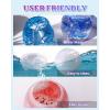LET’S RESIN Resin Molds Jar, Apple Shaped Life-Size Silicone Jar Molds for Resin with Lid Stem, Fruit Ornaments Epoxy Resin molds for Resin Crafts, Resin Art, Christmas Decor, Gifts