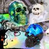 LET’S RESIN Silicone 3D Large Skull Shape Molds, Skeleton Skull Epoxy Resin Mold for Candle Making, Home Decor, Outdoor, Resin Casting Art Crafts(1 Pc)