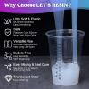 LET’S RESIN Silicone Mold Making Kit 0A, Extra Soft & Elastic Molding Silicone 70.5oz, Liquid Silicone for Mold Making Platinum Cure, Ideal for 3D Silicone Molds, Candle Molds, Soap Molds, Resin Molds